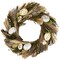 Northlight Speckled Eggs and Feathers Artificial Easter Wreath - 14"